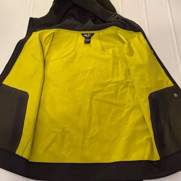 The North Face Mens Rain Jacket, Size M, Dark Army Green - Picture 3 of 11